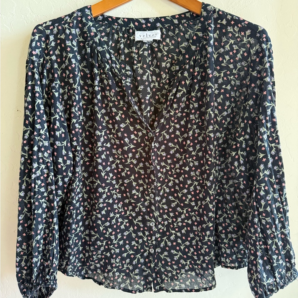 Velvet Women's Floral Blouse